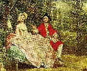 Thomas Gainsborough, conversation in a park, c.